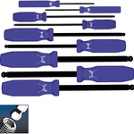 Eklind 90609 9-PIECE Ball-hex Screwdriver Set W/ Pouch 1.5MM-10MM. Fixed Price $64.91.