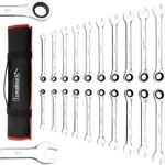 Towallmark Ratcheting Wrench, 20PCS Standard 20-PIECE Fixed Head Sae/metric. Fixed Price $90.99.
