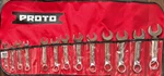 Proto J1200MES-14 Full Polish Metric Short Combination Wrench Set, 6-19MM (- 1). Fixed Price $149.60.