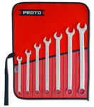 Proto J1200H-T500 7 Piece Full Polish Combination Asd Wrench Set- Point. Fixed Price $200.00.