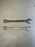 Mac Tools - Lot Of Combination Wrenches , 12 Pt. (9/16 CW18) (5/8 CW20). Fixed Price $11.25.