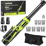 Cordless 3/8" Ratchet Wrench 400RPM, 2 Batteries, Led Light & 7 Sockets. Fixed Price $141.99.