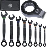 Klein Tools 69408G Ratcheting Combination Wrench Set, Sae, 8-PIECE, 5/16 3/4-. Fixed Price $51.35.