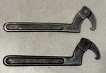 Lot Of Jh Williams & Armstrong Adjustable Hook Spanner Wrench 474 2" 4-3/4". Fixed Price $20.00.