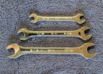 Sk Tools 3PC Opened Ended Wrenches 86412-86416-86420 Sae. Fixed Price $30.00.