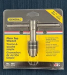 General Tools 166 Handle Tap Wrench, Sliding, 12 1/2. Fixed Price $15.00.