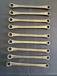Ampco Albr W-3120-C 7/16 1/2 Non Sparking Box Wrench Lot Of 9. Fixed Price $179.99.