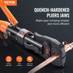 Copper Pipe Crimping Tool, Hydraulic Driven Press With 1/2", 3/4", 1" Jaws. Fixed Price $151.38.