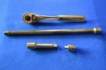 Craftsman Usa Vk 44811 3/8" Drive Ratchet, Extensions TS545. Fixed Price $34.49.