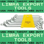 Stanley 8 Shallow Offset Ring Spanners Wrenches Sizes 6X7 20X22 S2U. Fixed Price $39.49.