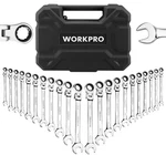 Workpro 22PIECE Ratcheting Wrench Set, Flexhead Combination Se.... Fixed Price $136.86.