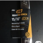 Gearwrench 15/16IN 90T 12 Point Ratcheting Combination 86952. Fixed Price $29.99.