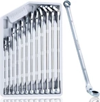 Toolant Extra Long Ratcheting Wrench Set, Flex Head & 12PCS(8-19MM), Silver. Fixed Price $212.99.
