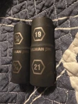 Set Of Steelman Pro 1/2 In. Drive Impact Flip Socket, 19X21 And 3/4X13/16 New. Fixed Price $24.99.