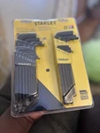 Stanley Multi-size Metric And Sae Long Arm Hex Key Set 22 Pc.. Fixed Price $20.00.