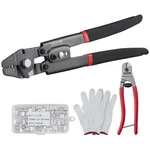 Wire Rope Crimping Tool And Cutter Up 2.2MM Cable Crimps, 1/64" - 3/32". Fixed Price $53.97.
