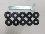 Milwaukee X 43-34-0036 Rear Flange & 48-03-1050 Spanner Wrench. Fixed Price $44.99.