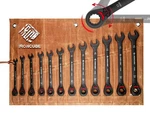 Ironcube Reversible Ratcheting Wrench Set 12-PIECE Metric 8-19MM Tough Blac.... Fixed Price $85.45.