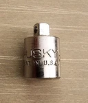 Husky Usa 3/8" Female To 1/4" Socket Adapter CB80. Fixed Price $12.50.