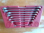 Mac Tools Combination Wrench Set Lot With Tray. Fixed Price $105.95.