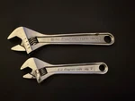 Snap On 2 Piece Adjustable Wrench Lot - FAD6 FAD8 Usa. Fixed Price $119.95.