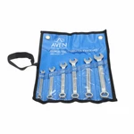 Aven 21187-105 Stainless Steel Combination Wrench Set Roll Up Pouch, 6 Pieces. Fixed Price $214.05.