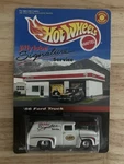 Hot Wheels Jiffy Lube Signature Service 56 Ford Truck, White. Fixed Price $13.99.