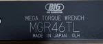 Big Daishowa MGR46TL Torque Wrench, Adjustable Metric Non-ratcheting Black. Fixed Price $300.00.