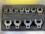 Gearwrench 3/8" Drive Sae Crowfoot Set To 1" 81908. Fixed Price $40.00.
