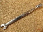 Rare "snap-on" U.s.a. 3/8" #fho 125 Hinged Socket/open End Wrench Pat. 3273430. Fixed Price $18.00.