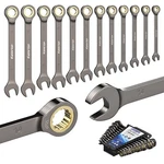 Karryton 12-PIECE Ratcheting Wrench Set (METRIC),72 8-19MM (12PC), Black. Fixed Price $57.99.