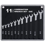 11-PIECE Sae Combination Wrench Roll-up Set, Chrome. Fixed Price $29.24.