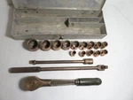 Berylco Non-sparking 1/2" Ratchet Breaker Bar Socket Set Sae. Fixed Price $325.00.