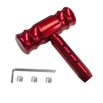 Car Gear Shift Head, Modification Aircraft Joystick Knob, Red. Fixed Price $13.98.