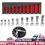 10PCS 12030 10-19 Mm Flare Nut Wrench Set 3/8" Drive For Abs Tube, Coolant, Etc. Fixed Price $111.99.