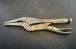 Vintage Peterson Dewitt Usa 6" Long Nose Vise Grip Pliers 6LN. Fixed Price $21.97.