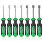 Sk 7-PIECE Nut Driver Set, 3/16", 1/4", 5/16", 11/32", 3/8", Sae, Green. Fixed Price $63.99.