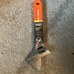 Klein Tools D507-8 Adjustable Wrench, Extra Capacity 8-INCH. Fixed Price $15.96.