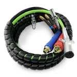 15FT 3 Abs & Air Line Hose Wrap 7 Way Electrical Cable Semi Truck Trailer. Fixed Price $132.41.