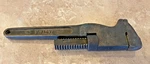 Vintage Ampco W-1147 Solid Brass Pipe (monkey) Wrench 11.5" Closed / 14" Open. Fixed Price $125.00.