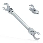 Gold Deer Head Flare Nut Wrench 19 * 21MM Flexible Silver. Fixed Price $13.91.