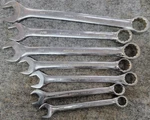 7PC Wisdom Tools 12 Point Combination Wrench Set. Fixed Price $49.99.