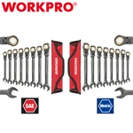 Workpro 8-PIECES/16-PIECE Flex-head Ratcheting Combination Wrench Set Metric/sae. Fixed Price $46.99.