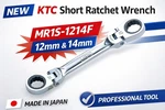New Ktc Short Ratchet Wrench MR1S-1214F 12X14MM Made In Japan Professional Tool. Fixed Price $80.00.