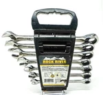 Rock River 7PC 12-POINT Sae Geared Ratcheting Combination Wrench Set 2112123. Fixed Price $59.99.