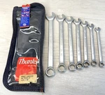 Wright Tool Combination Wrench Piece Set - 12 Point Satin 3/8" Thru 3/4" A707. Fixed Price $84.95.