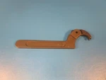 Used Armstrong 34-358, Adjustable Hook Spanner Wrench 1-1/4". Fixed Price $29.99.