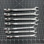 Craftsman -v- Usa 7PC Sae Flex Socket Saltus Wrench Set. Fixed Price $249.95.