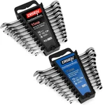 Disen 22 Pcs Ratcheting Wrenches Set, Combination Sae & Metric Stan. Fixed Price $85.73.