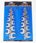20PC Cal-hawk 3/8" Drive Fully Polished Crowfoot Ratchet Wrench Sae & Metric. Fixed Price $46.99.